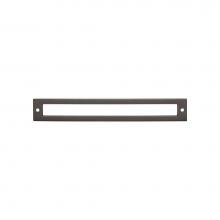 Top Knobs TK927AG - Hollin Backplate 7 9/16 Inch Ash Gray