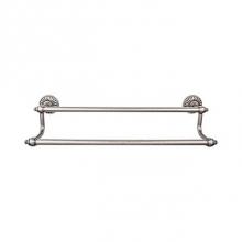 Top Knobs TUSC11PTA - Tuscany Bath Towel Bar 30 Inch Double Antique Pewter