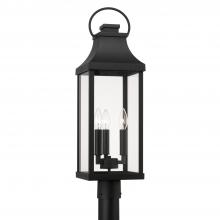 Capital 946432BK - 3 Light Outdoor Post Lantern