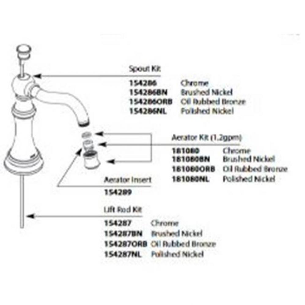 WS LIFT ROD KIT NL