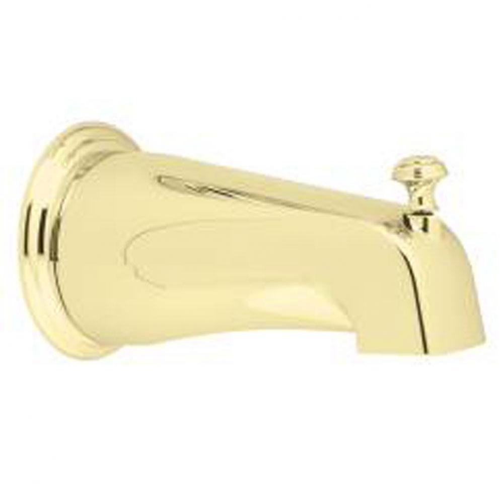 Polished brass diverter spouts