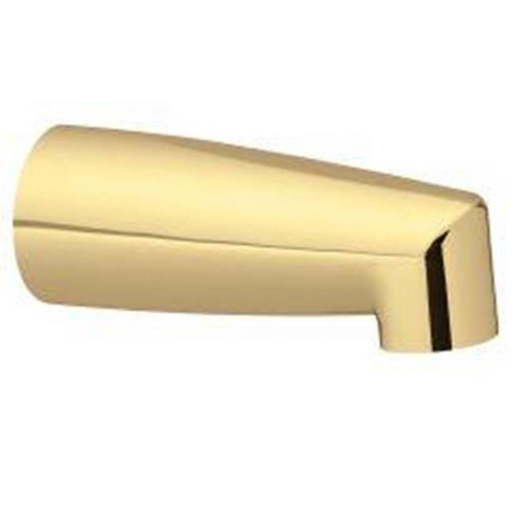 Polished brass nondiverter spouts