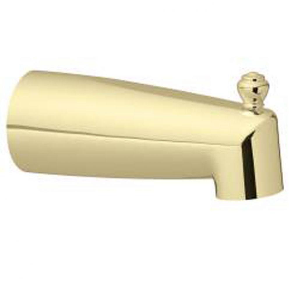 Polished brass diverter spouts