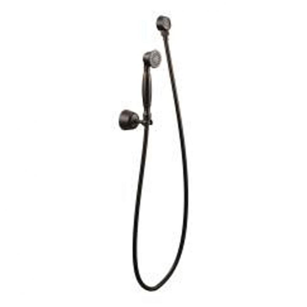 Oil rubbed bronze eco-performance showerhead