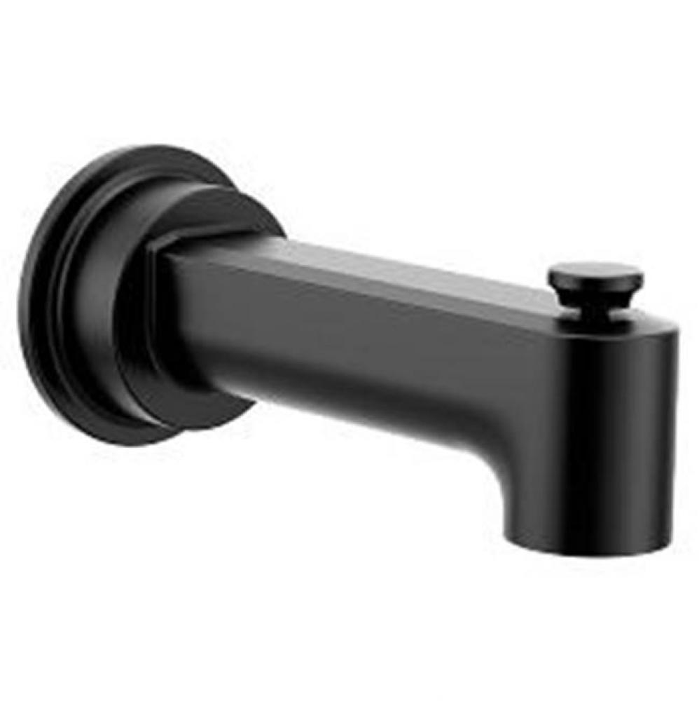 Matte black diverter spouts