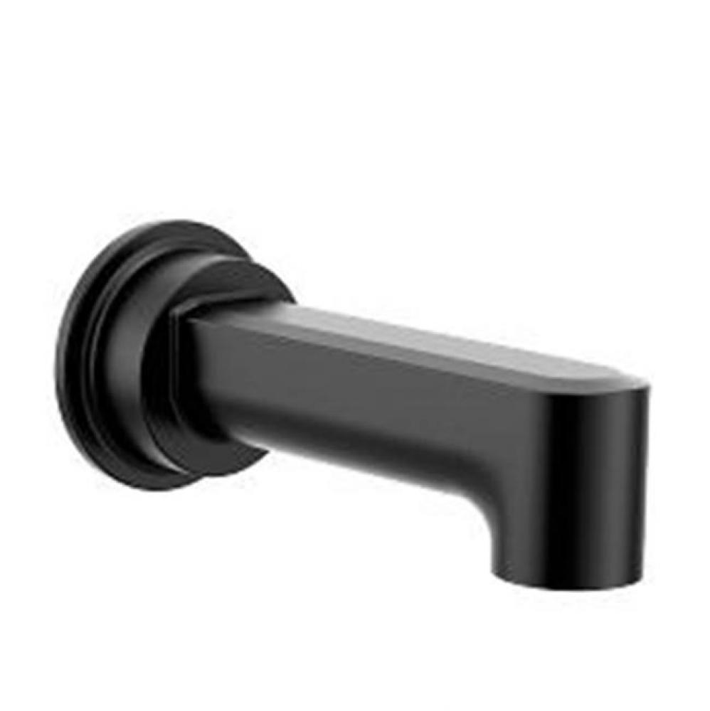 Matte black nondiverter spouts