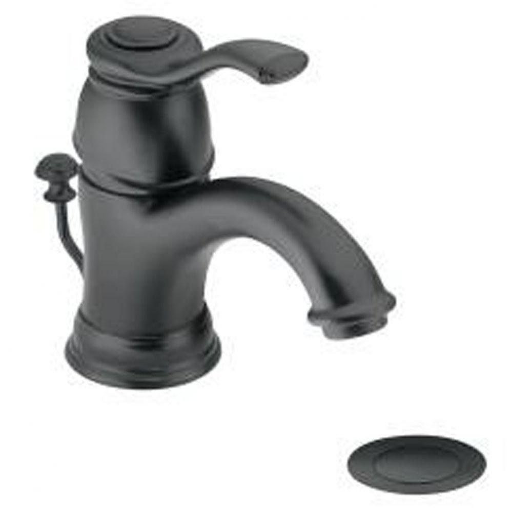 Wrought iron one-handle bathroom faucet