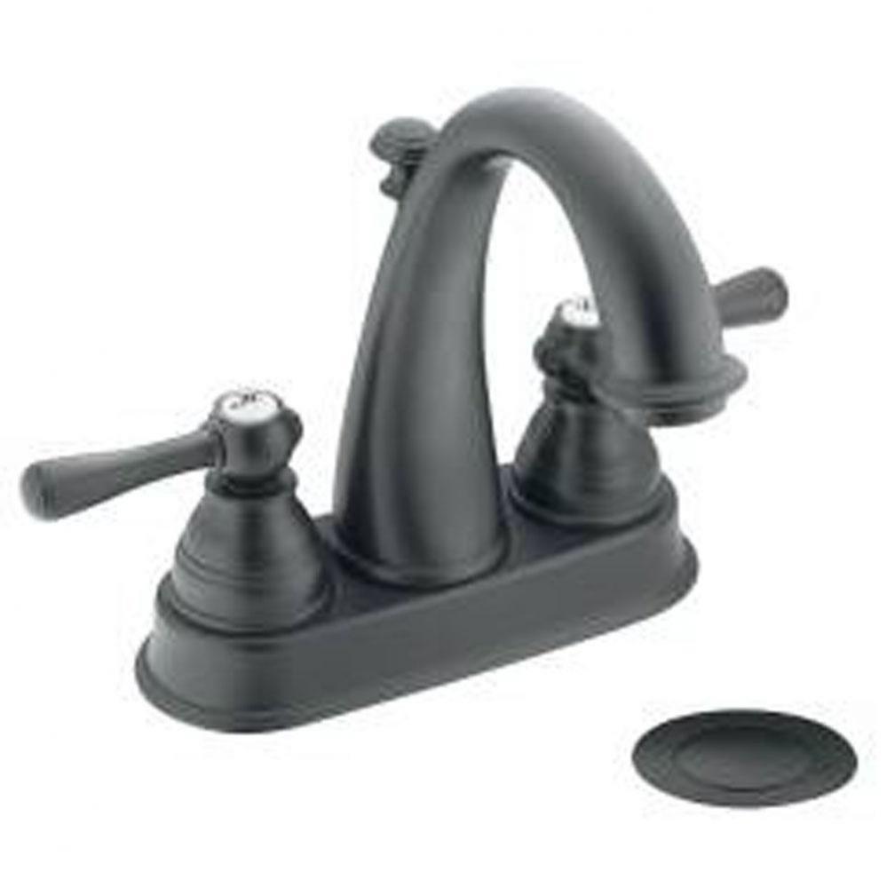 Wrought iron two-handle bathroom faucet