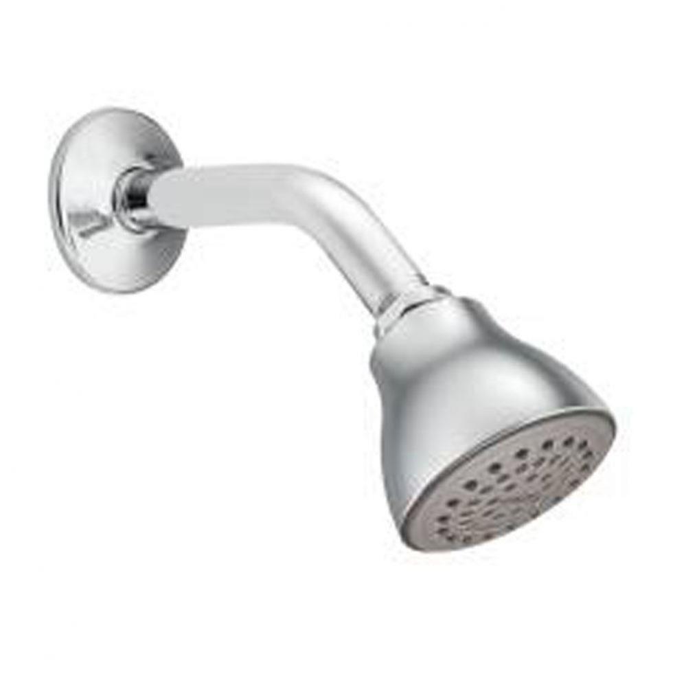 Chrome one-function 2-1/2&apos;&apos; diameter spray head eco-performance showerhead