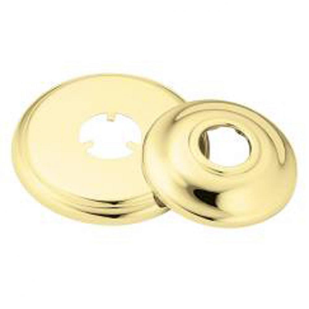 Polished brass tub/shower accent kit