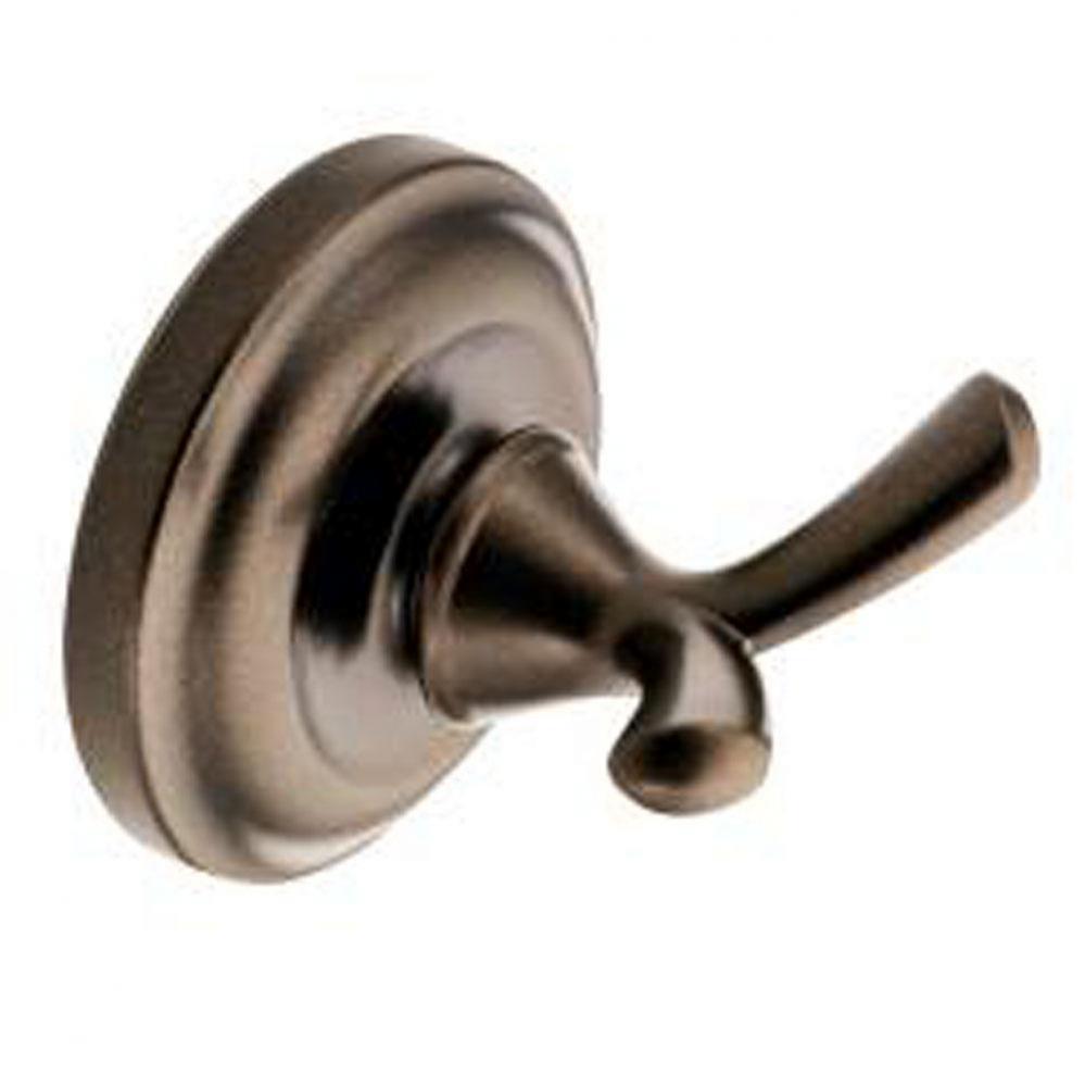 Old World Bronze Double Robe Hook