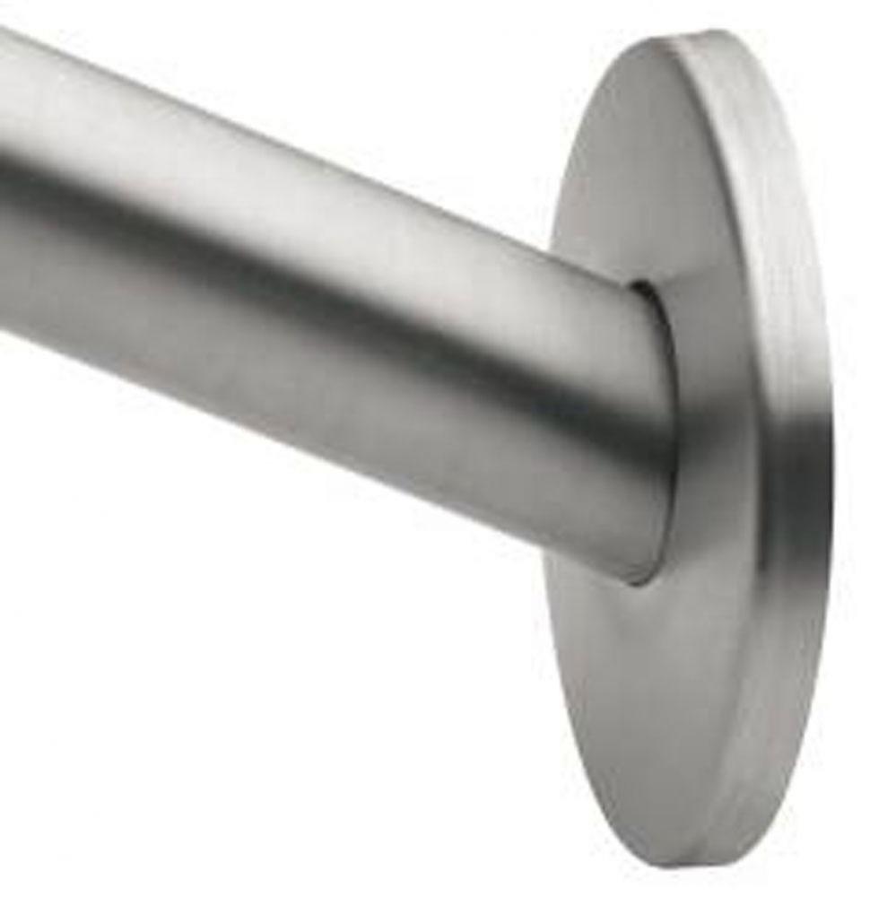 Brushed Nickel 5&apos; Curved Shower Rod
