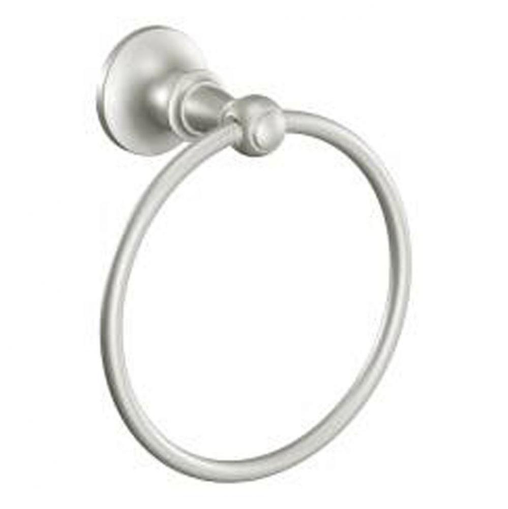 Brushed Nickel Towel Ring