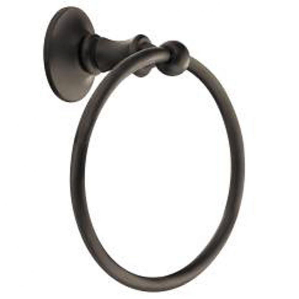 Oil rubbed bronze towel ring