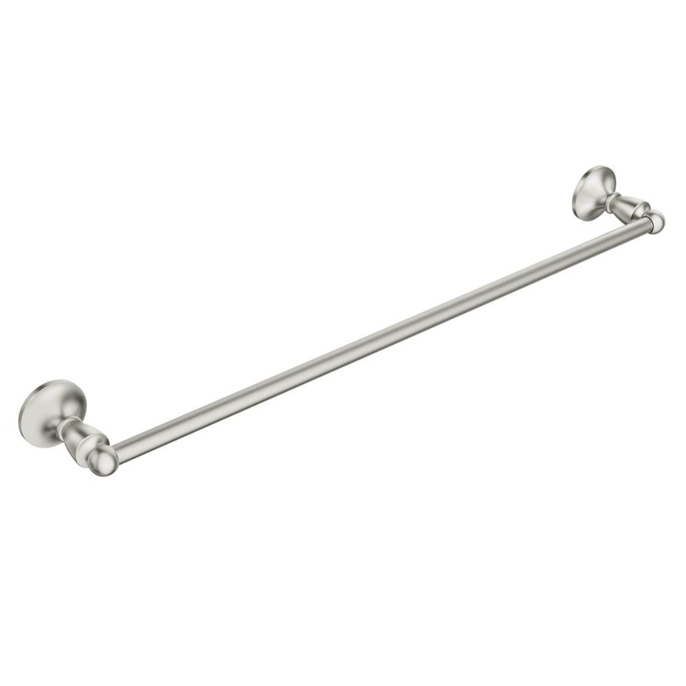 Brushed nickel 24&apos;&apos; towel bar