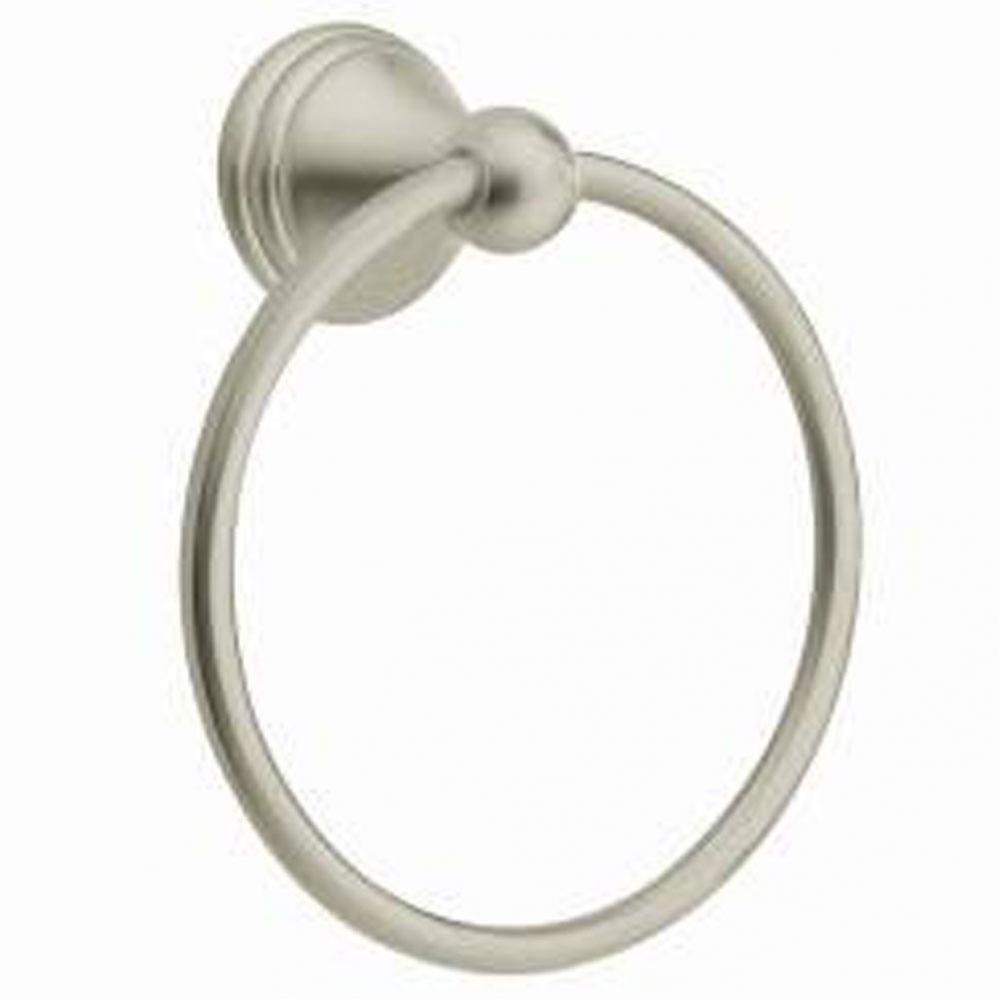 Brushed Nickel Towel Ring