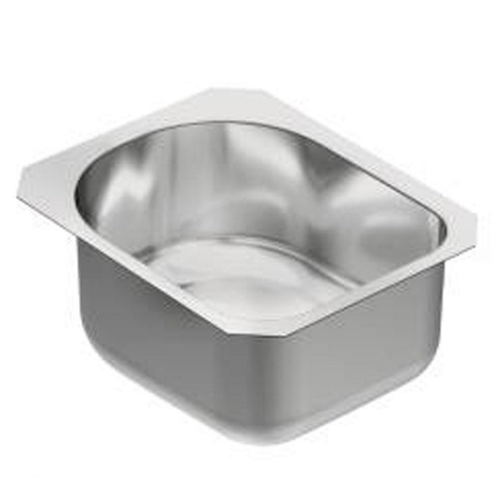 15&apos;&apos;x18-1/2&apos;&apos; stainless steel 18 gauge single bowl sink