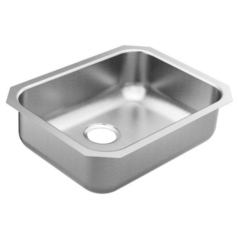 23.5 x 18.25 stainless steel 18 gauge single bowl sink
