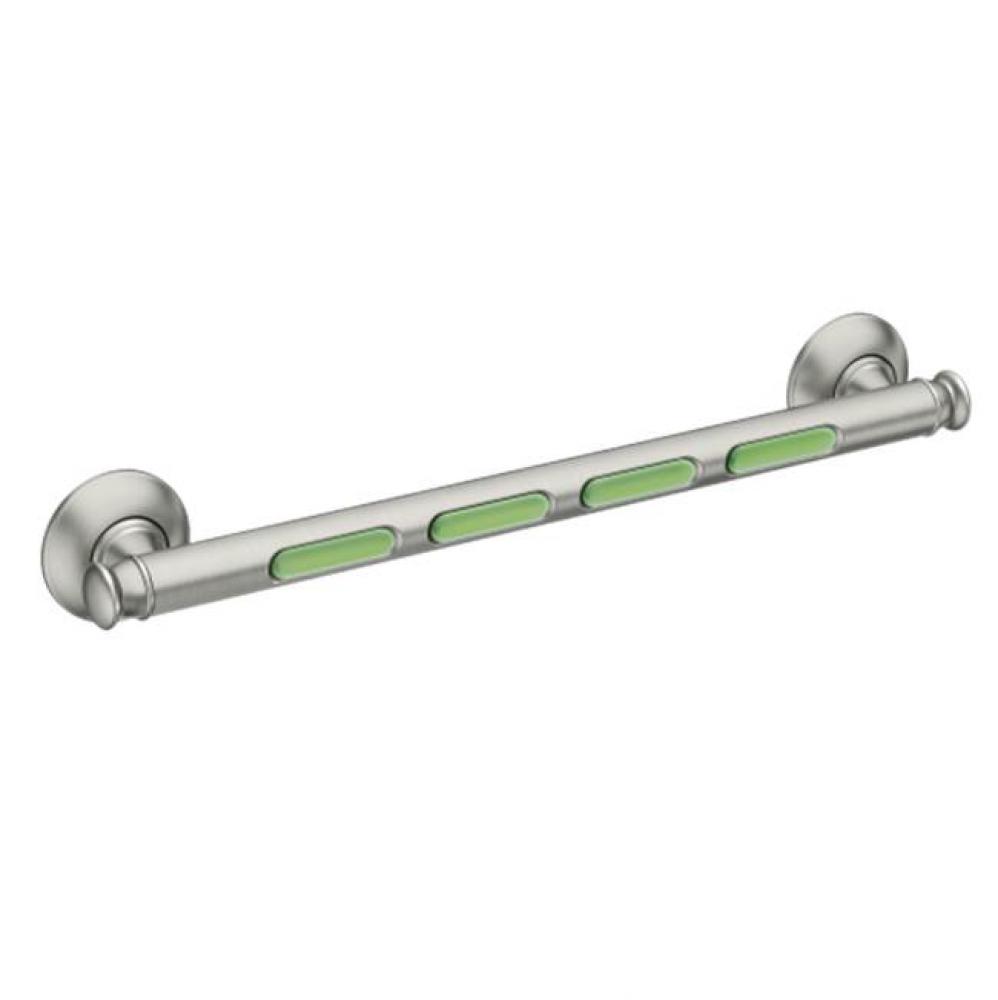 Brushed Nickel 18&apos;&apos; Designer Grab Bar