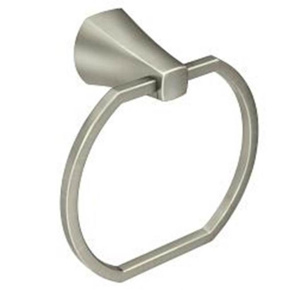 Spot Resist Brushed Nickel Towel Ring