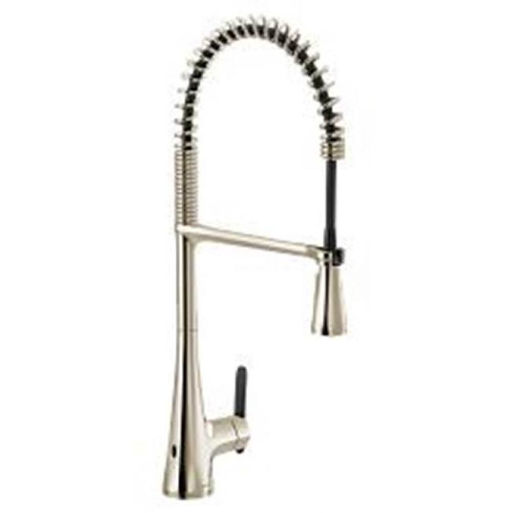 Polished Nickel One-Handle Kitchen Faucet