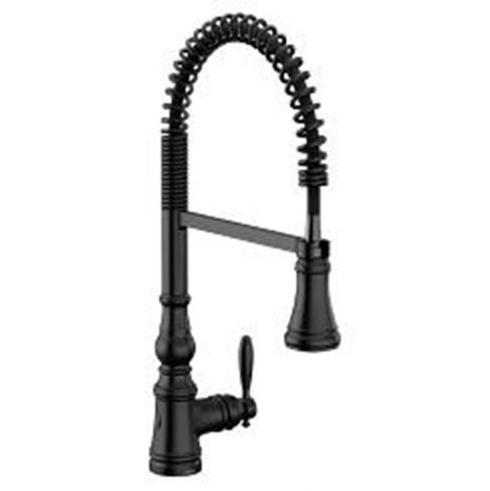 Matte Black One-Handle Kitchen Faucet