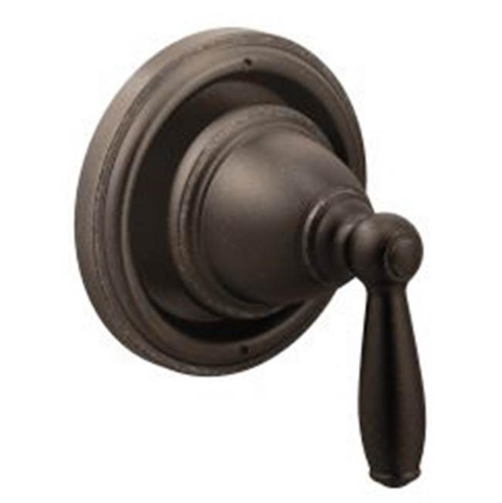 Oil rubbed bronze transfer valve trim