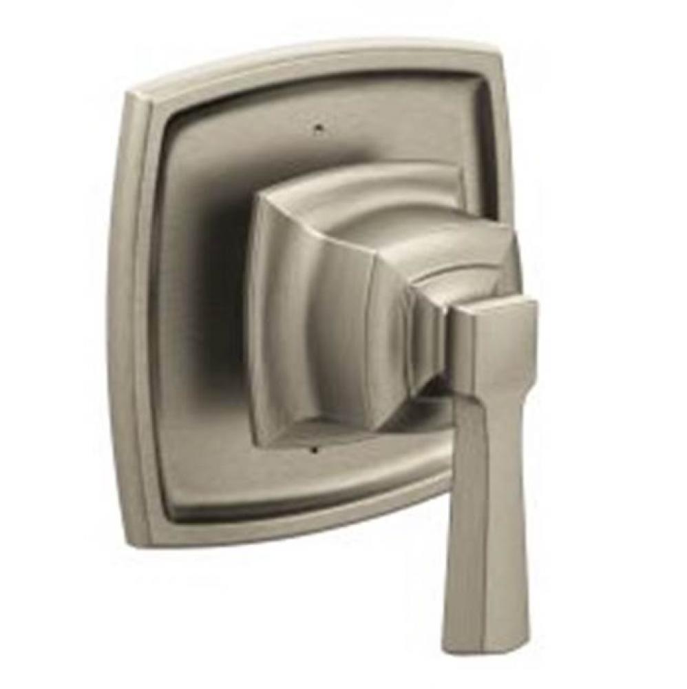 Spot resist brushed nickel transfer valve trim