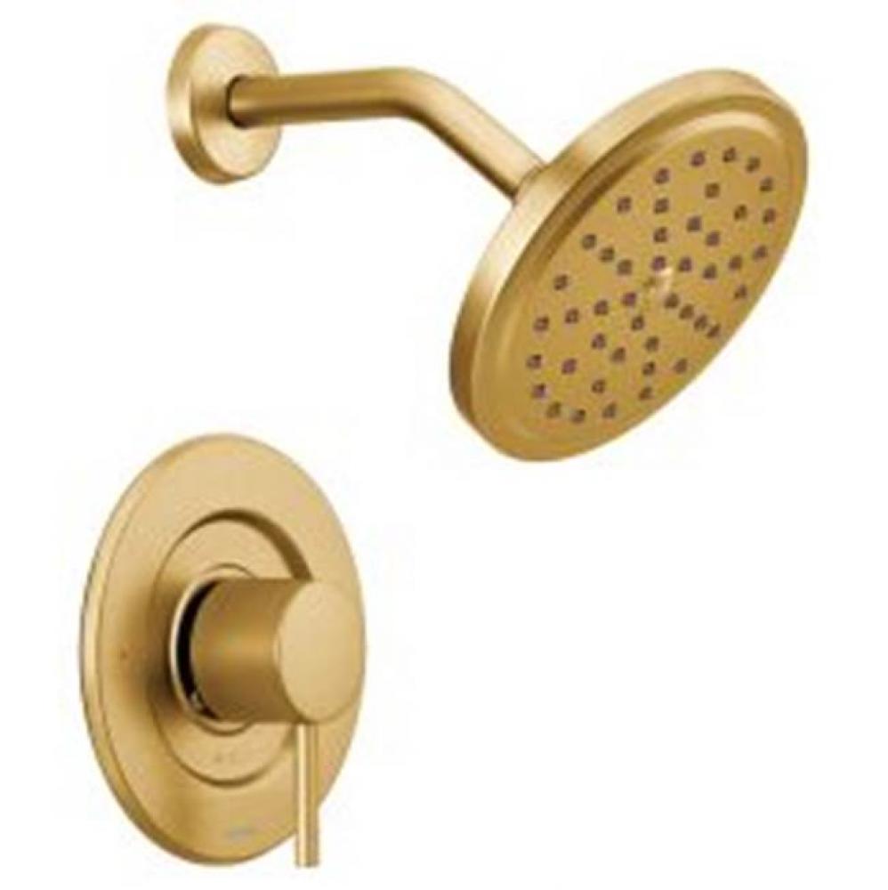 Brushed gold Moentrol shower only