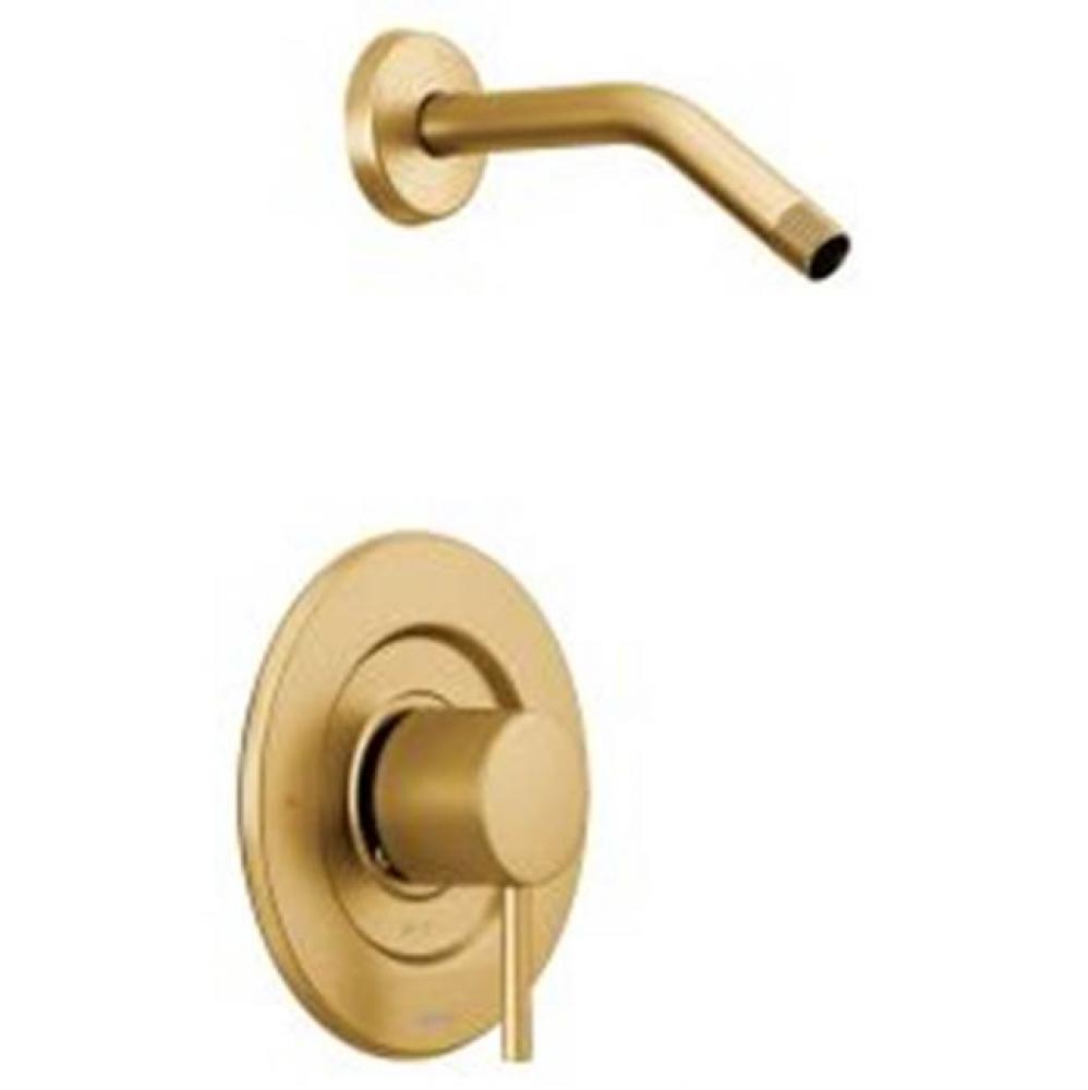 Brushed gold Moentrol shower only