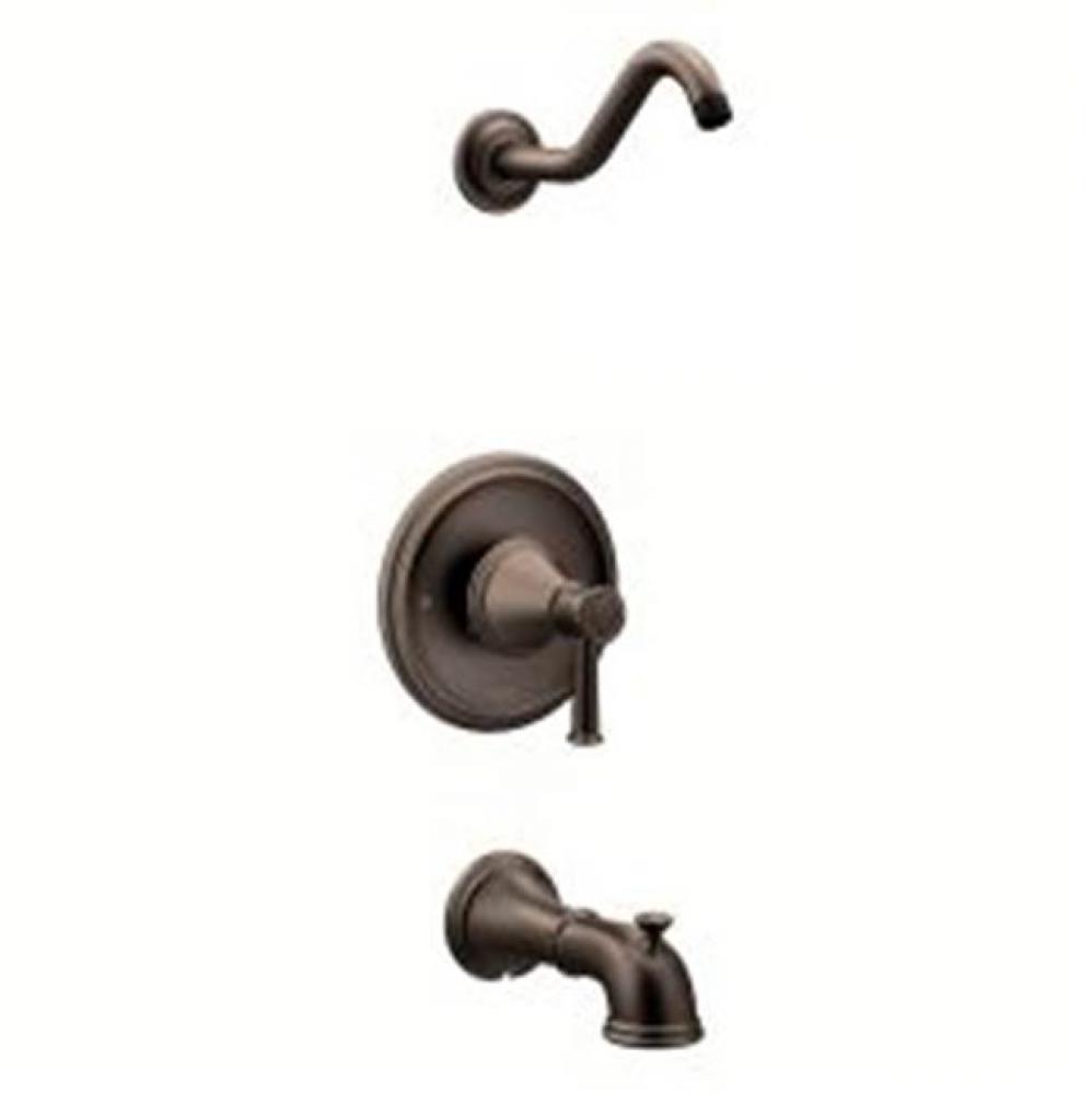 Oil rubbed bronze Moentrol tub/shower