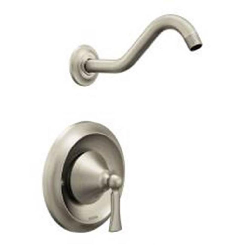 Brushed nickel Moentrol shower only