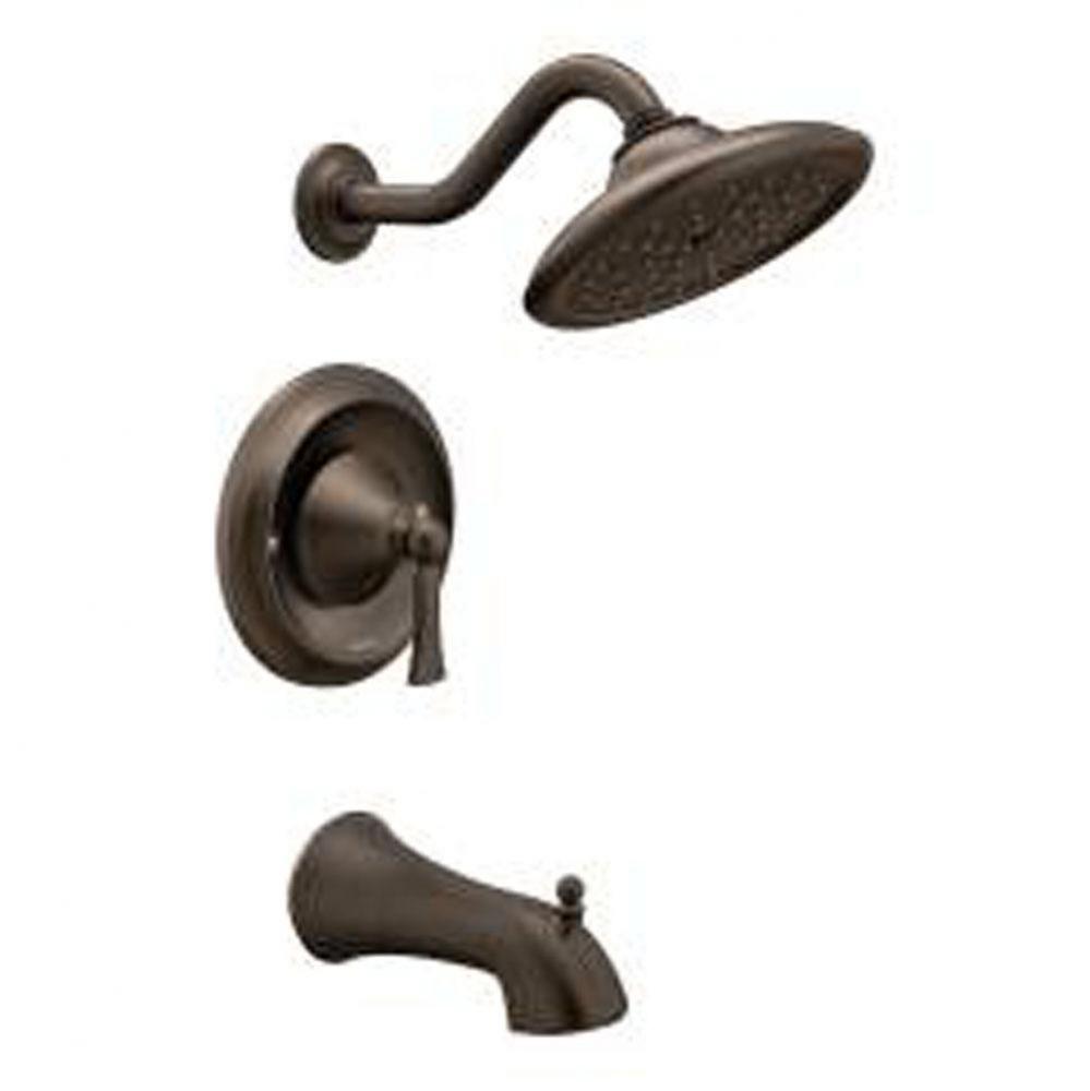 Oil rubbed bronze Moentrol tub/shower