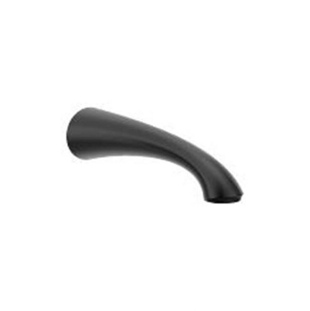 Matte black tub filler