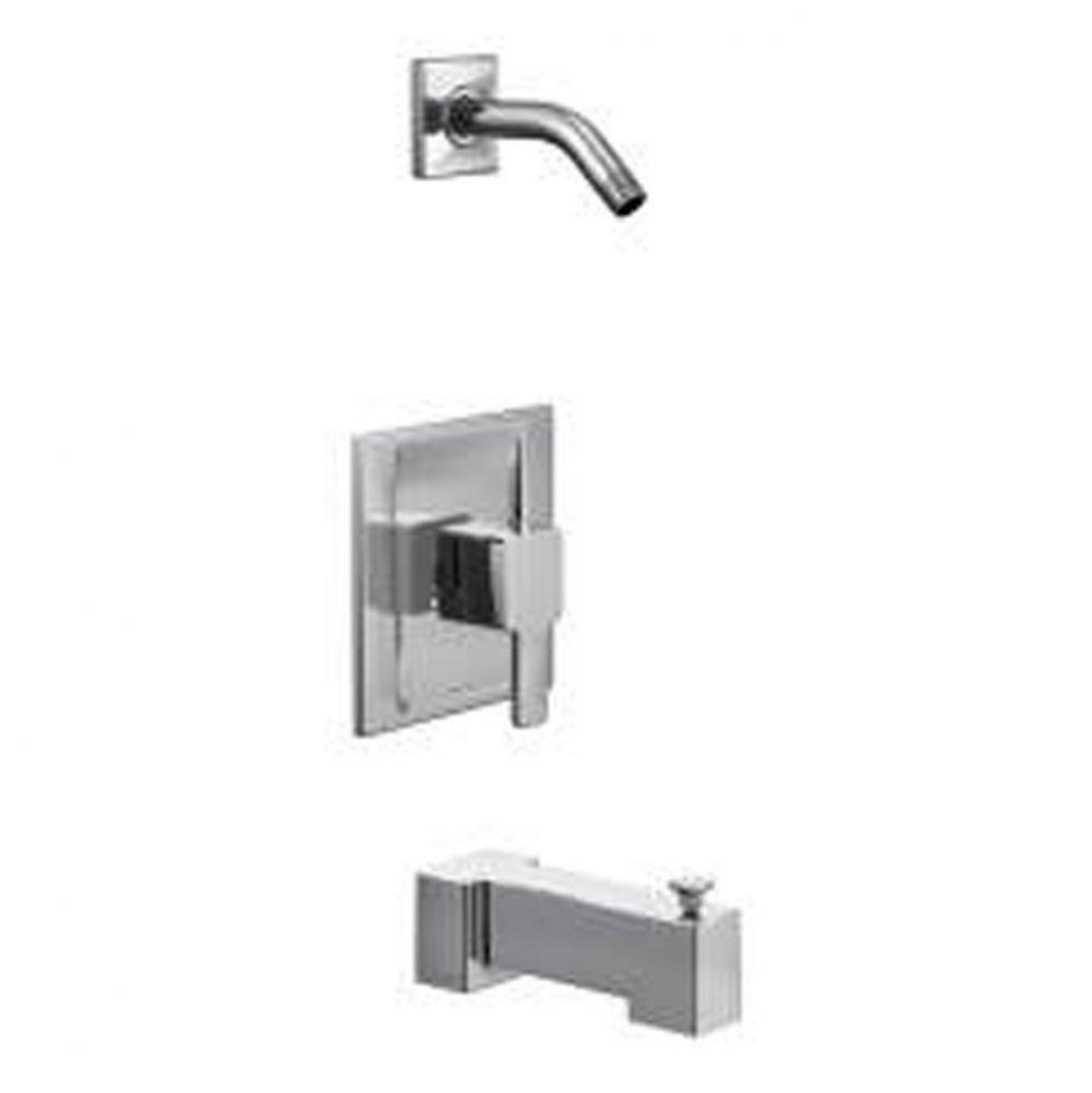 Chrome Posi-Temp(R) tub/shower