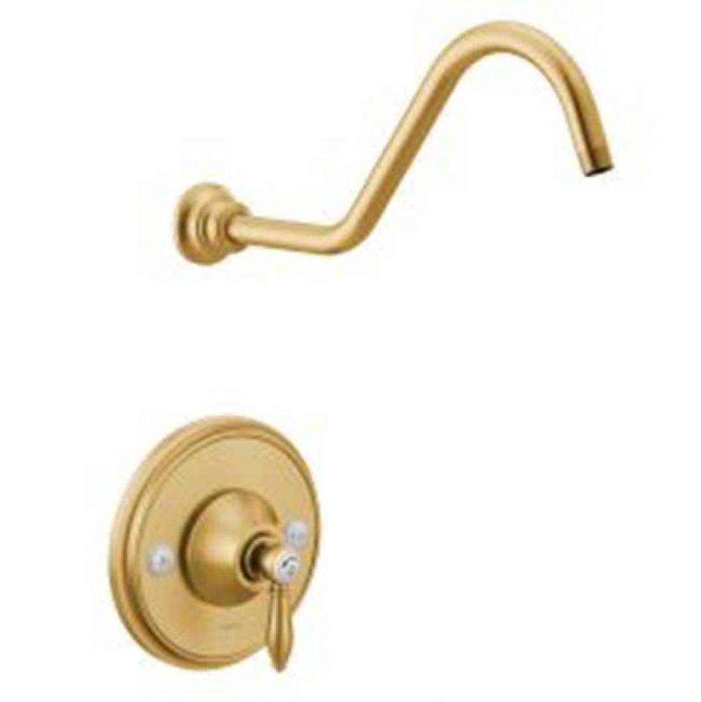 Brushed gold Moentrol shower only