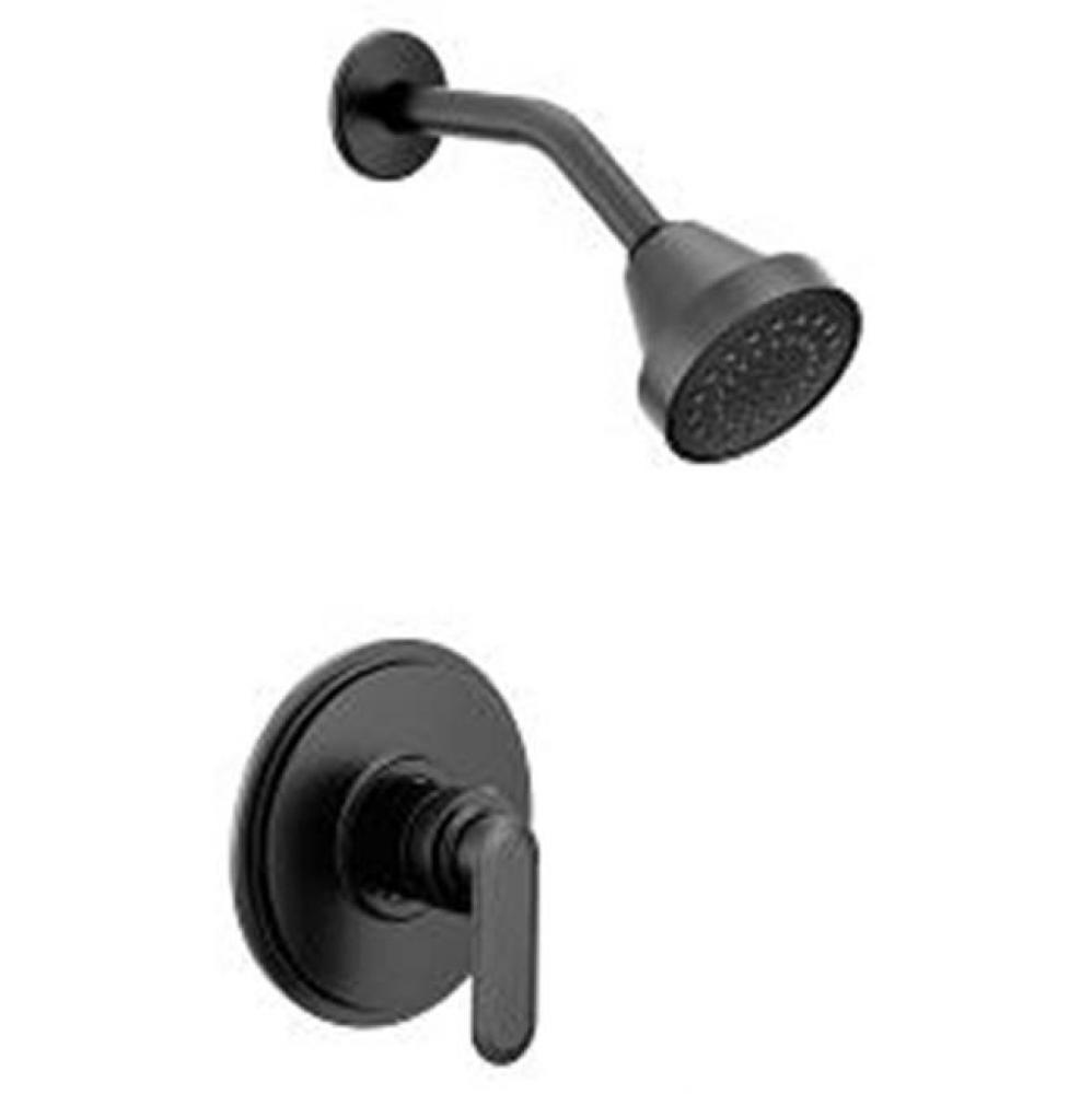 Matte black M-CORE 2 series shower only