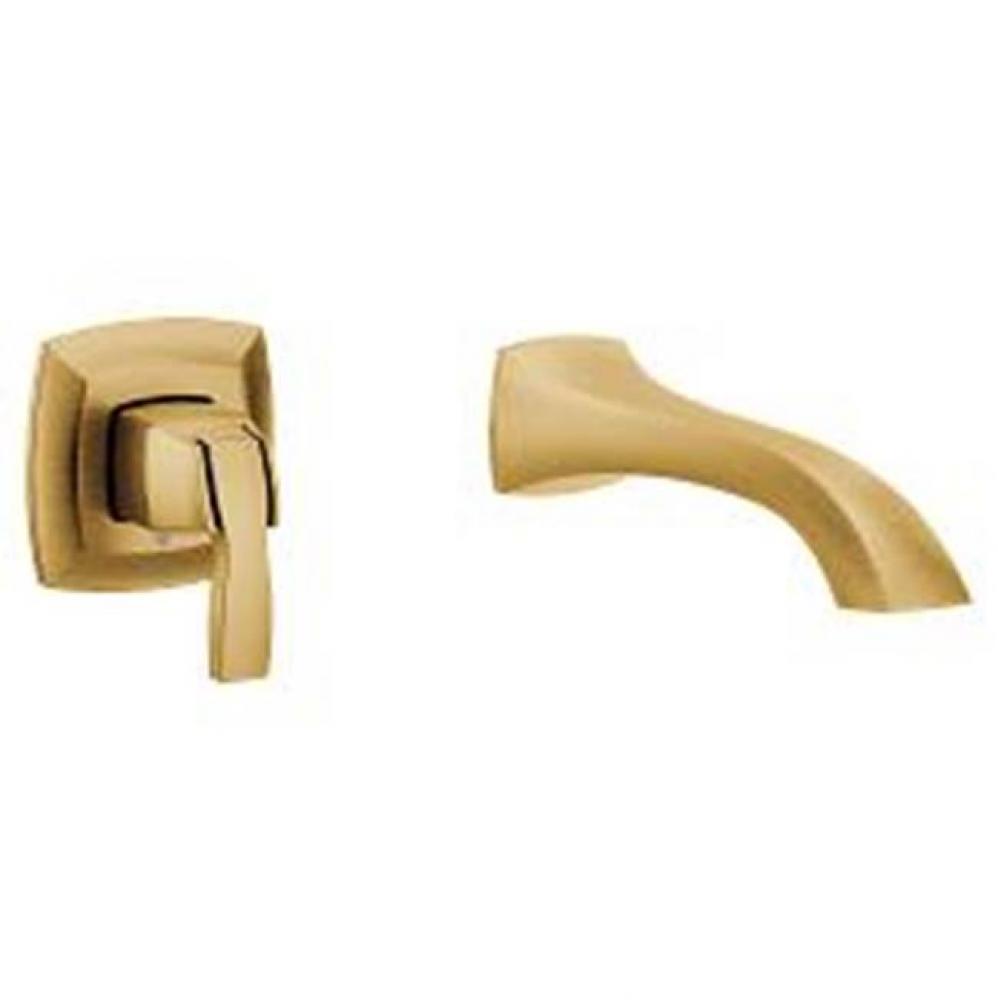 Brushed Gold One-Handle Tub Filler