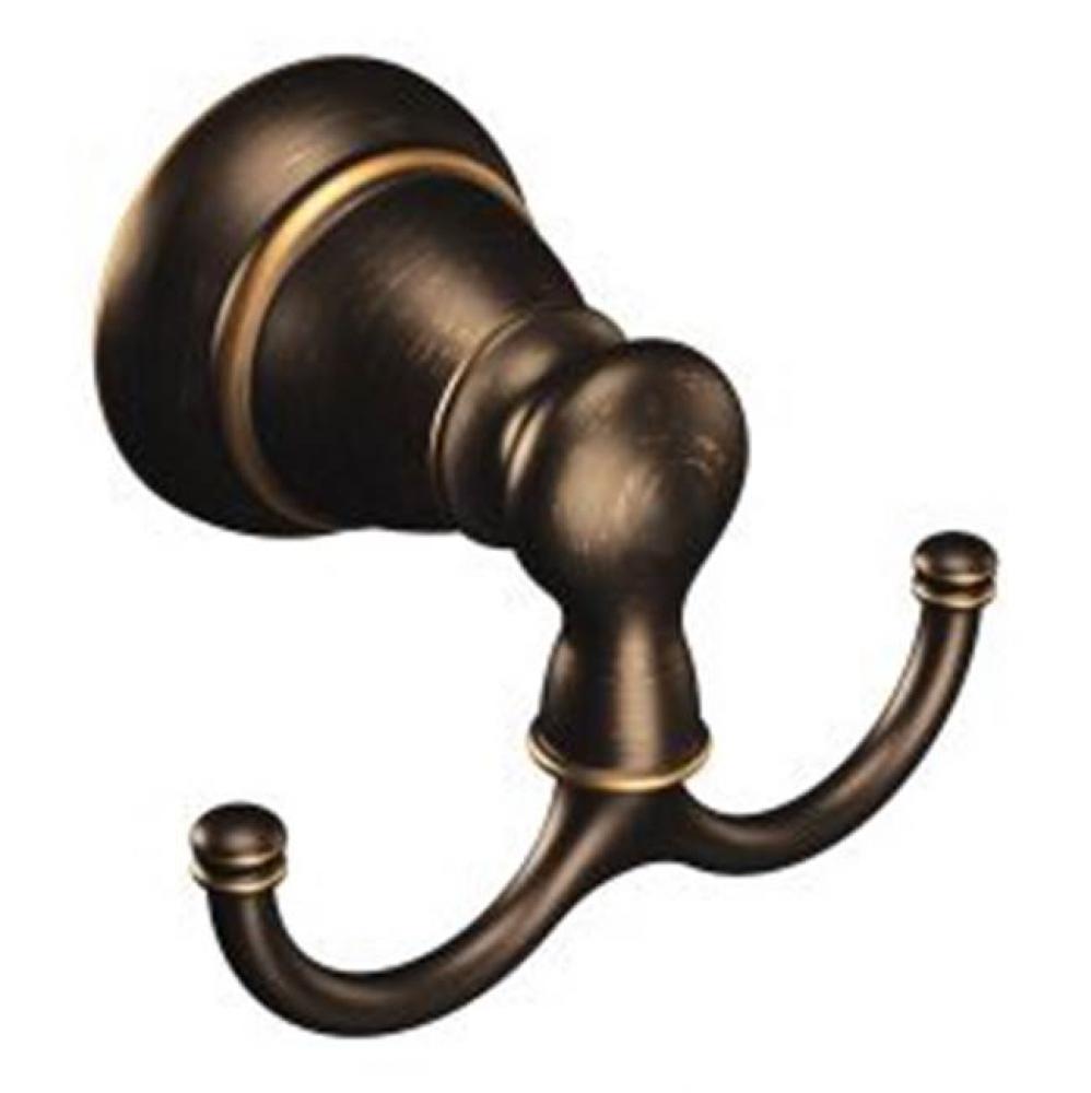 Mediterranean Bronze Double Robe Hook