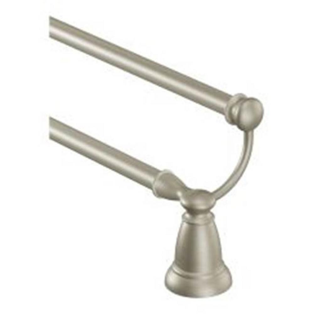 Brushed Nickel 24&apos;&apos; Double Towel Bar