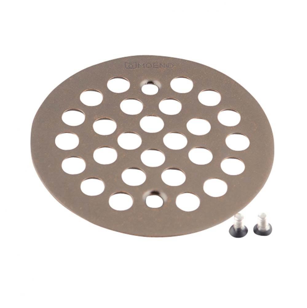 4-1/4-Inch Screw-In Shower Strainer, Oil Rubbed Bronze