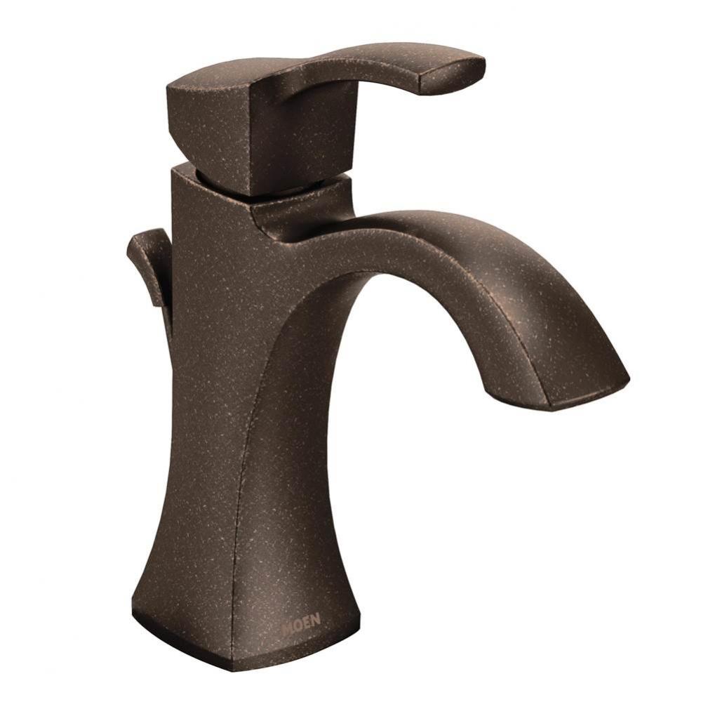 Voss One-Handle High-Arc Bathroom Faucet with Drain Assembly, Oil-Rubbed Bronze