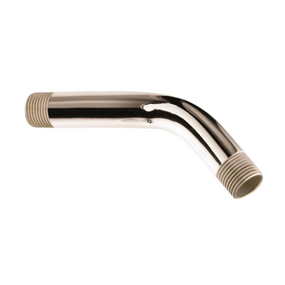 6-Inch Shower Arm with 1/2-Inch IPS Connections, Nickel