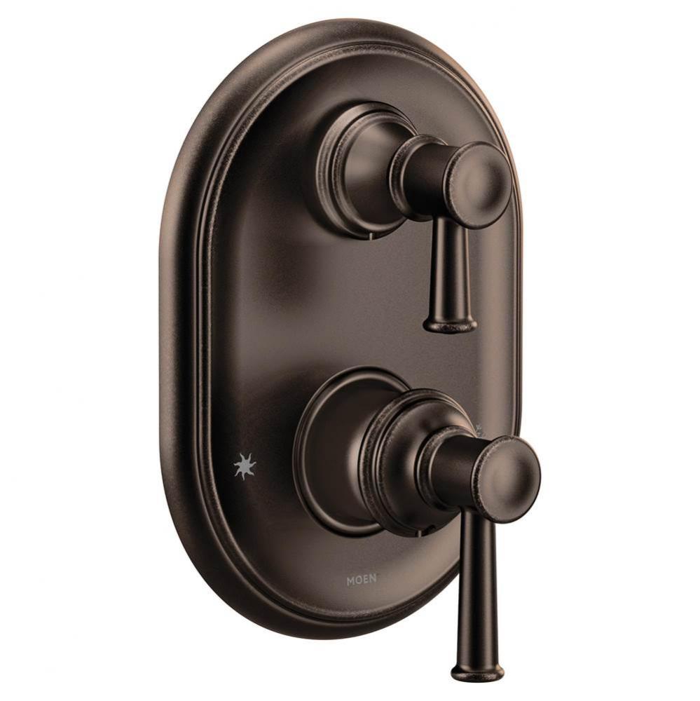 Belfield M-CORE 3-Series 2-Handle Shower Trim with Integrated Transfer Valve in Oil Rubbed Bronze