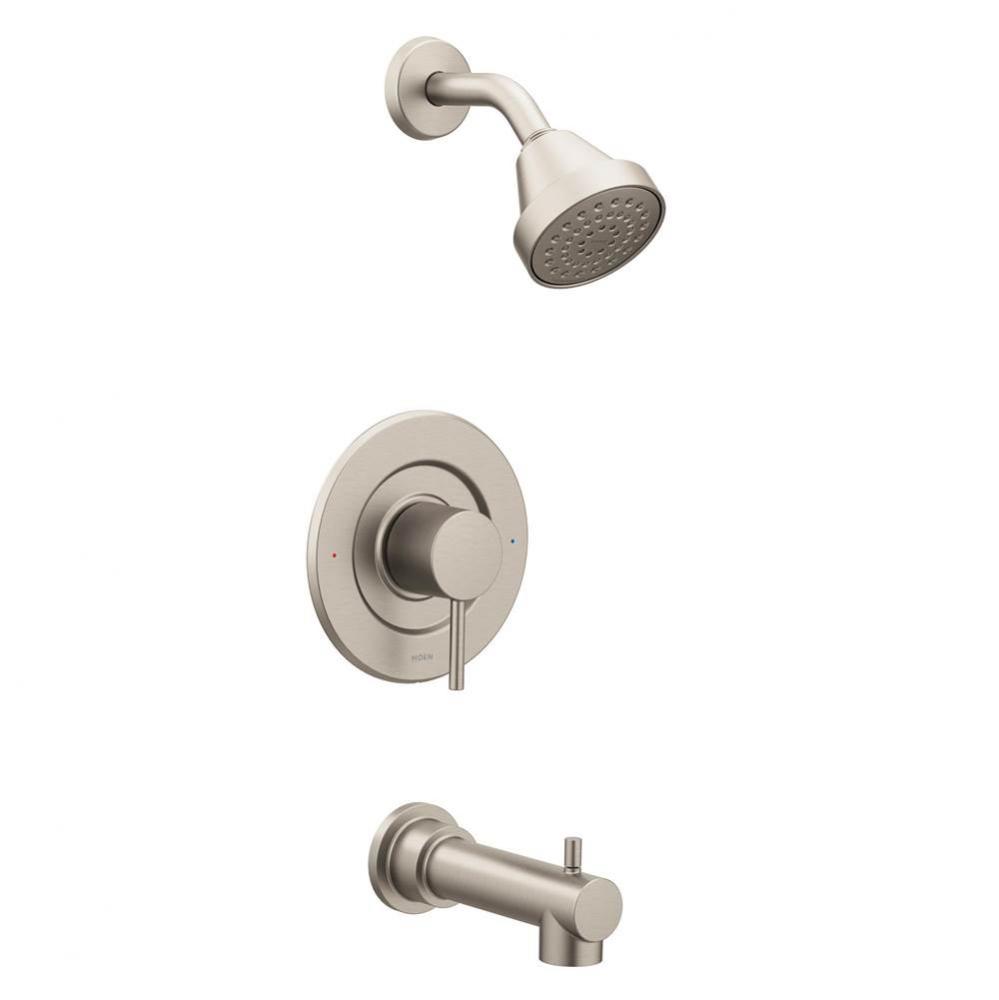 Align Single-Handle Posi-Temp Tub and Shower Faucet Trim Kit in Brushed Nickel (Valve Sold Separat