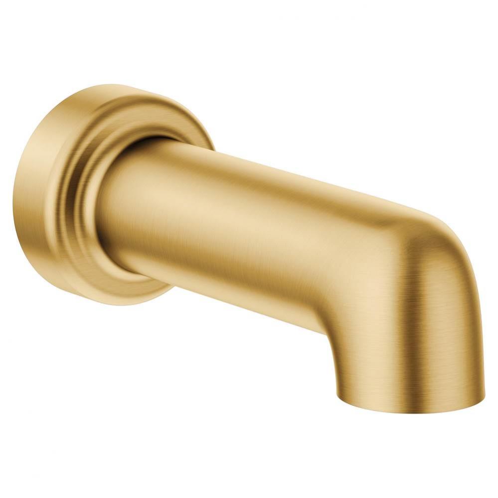 Nondiverter Tub Faucet Spout, Brushed Gold