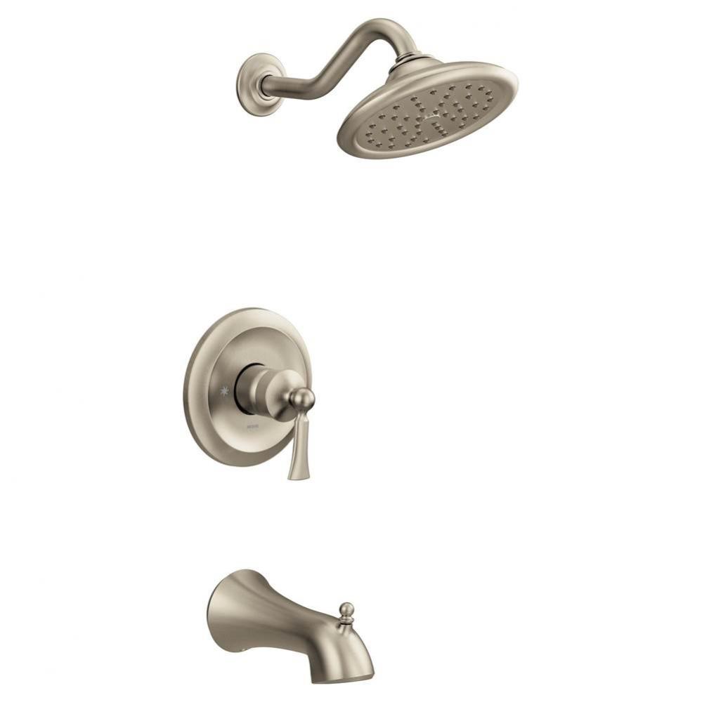 Wynford M-CORE 3-Series 1-Handle Eco-Performance Tub and Shower Trim Kit in Brushed Nickel (Valve