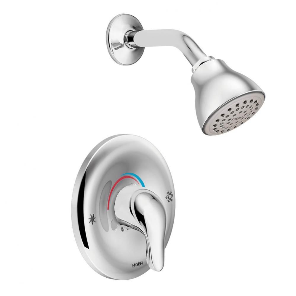 Chateau Single Handle Posi-Temp Shower Faucet, Valve Included, Chrome