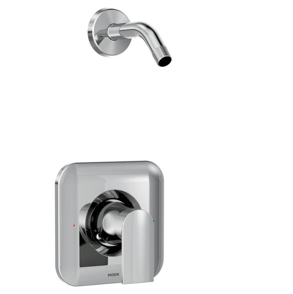 Genta Single-Handle Shower Only Faucet Trim Kit in Chrome (Shower Head and Valve Not Included)