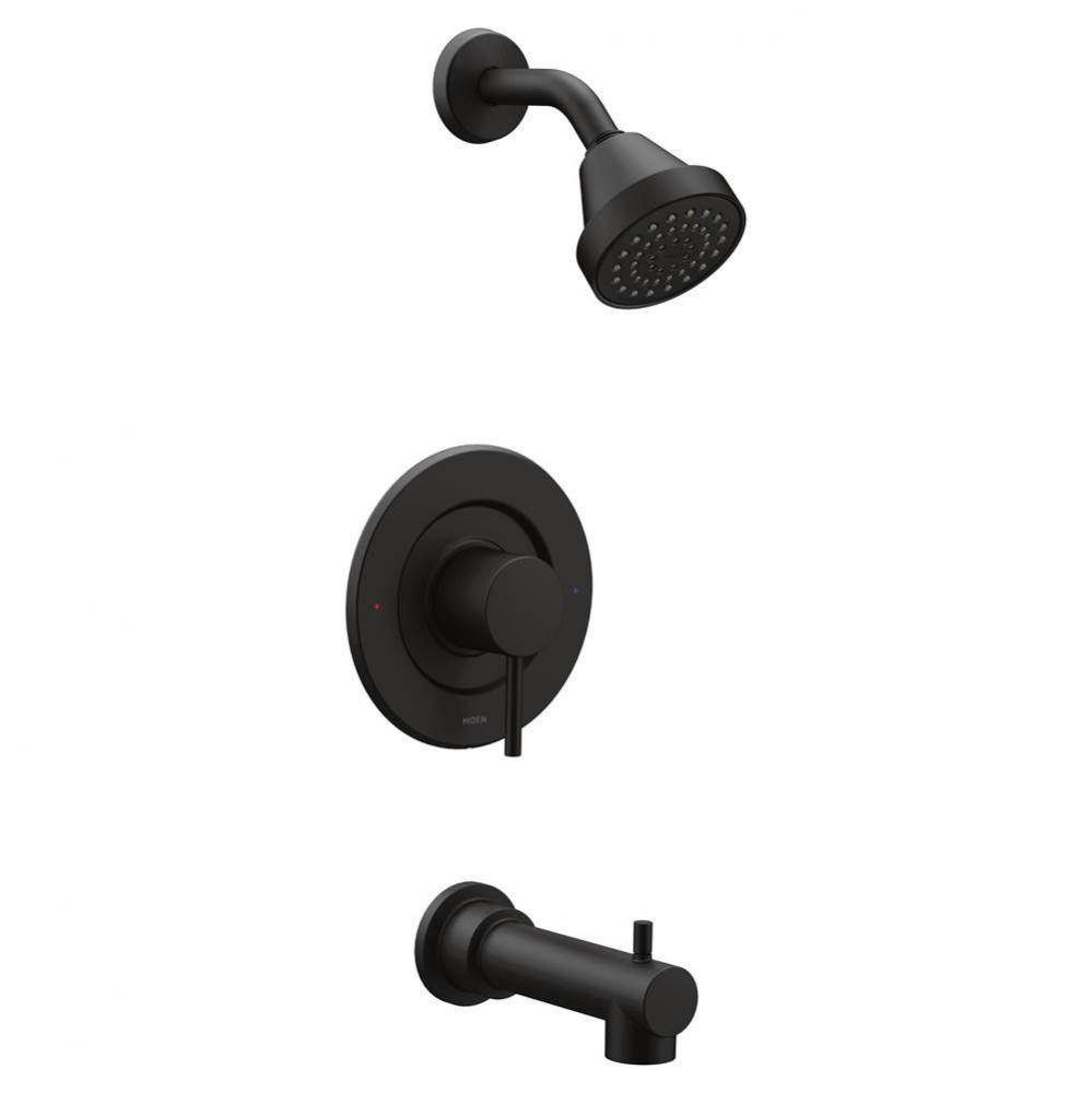 Align Posi-Temp 1-Handle Tub and Shower Faucet Trim Kit in Matte Black (Valve Sold Separately)